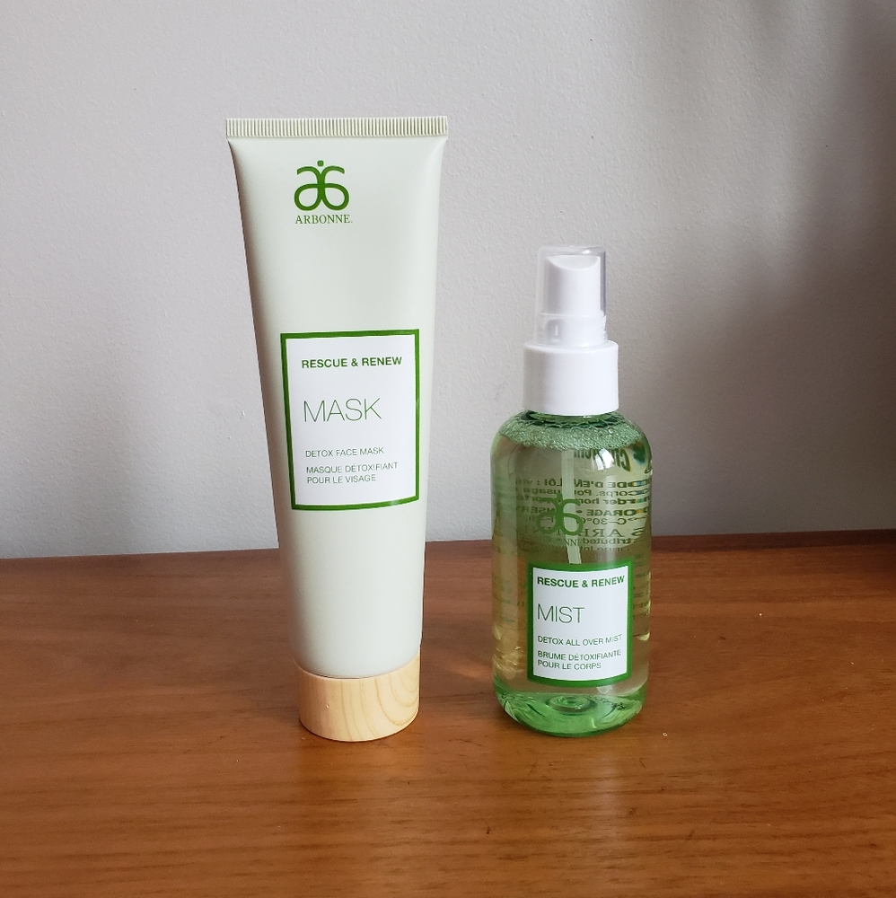 Arbonne Rescue & Renew Clarity Facial Mask Set